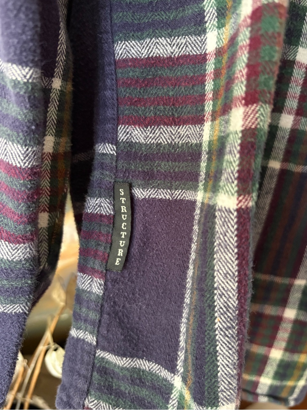 Vintage 90s Grunge Indie Sleeze Oversize Plaid XL - Picture 6 of 7